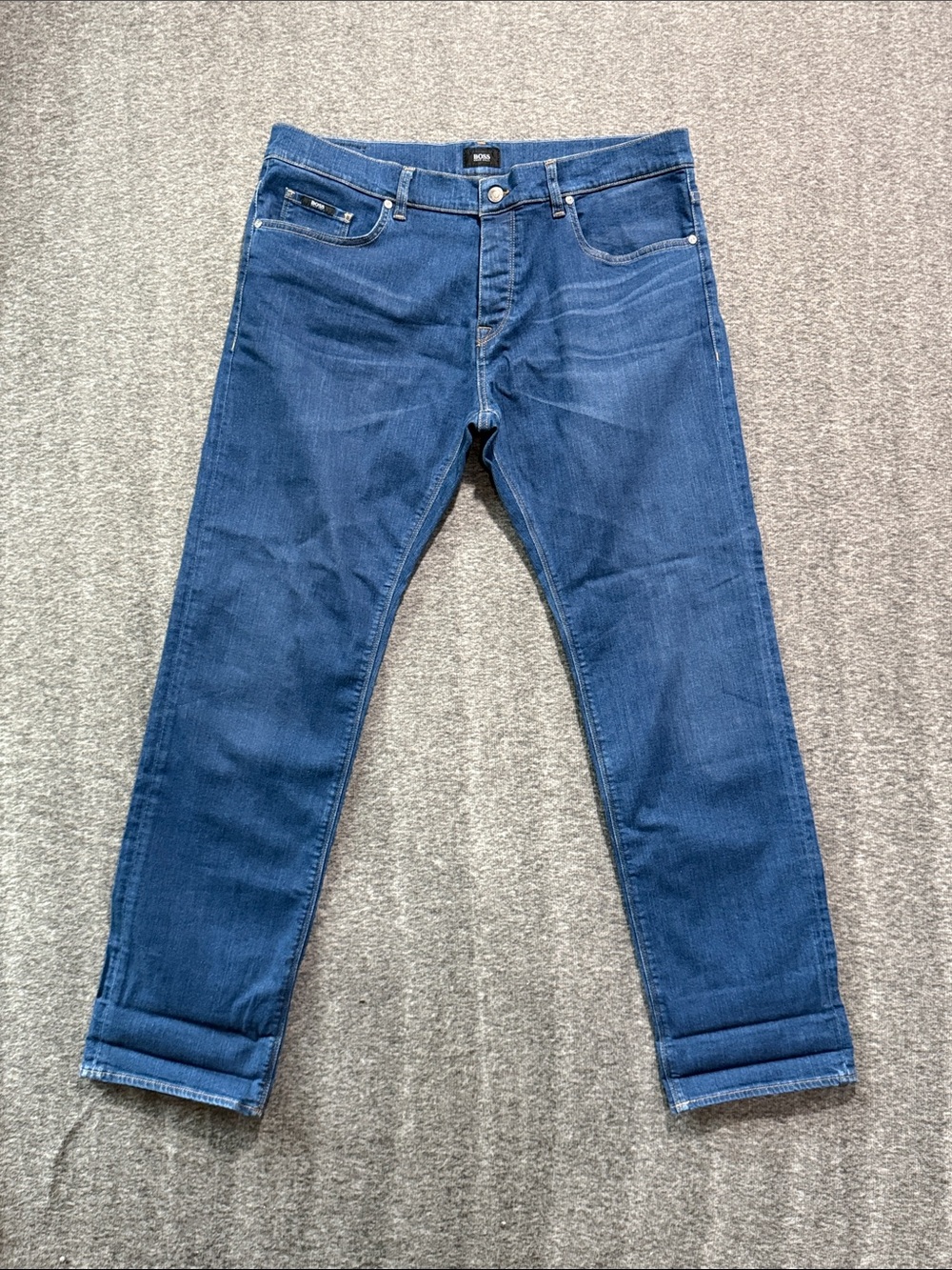 Hugo Boss Indigo Slim Straight Men’s Jeans Size 38/32